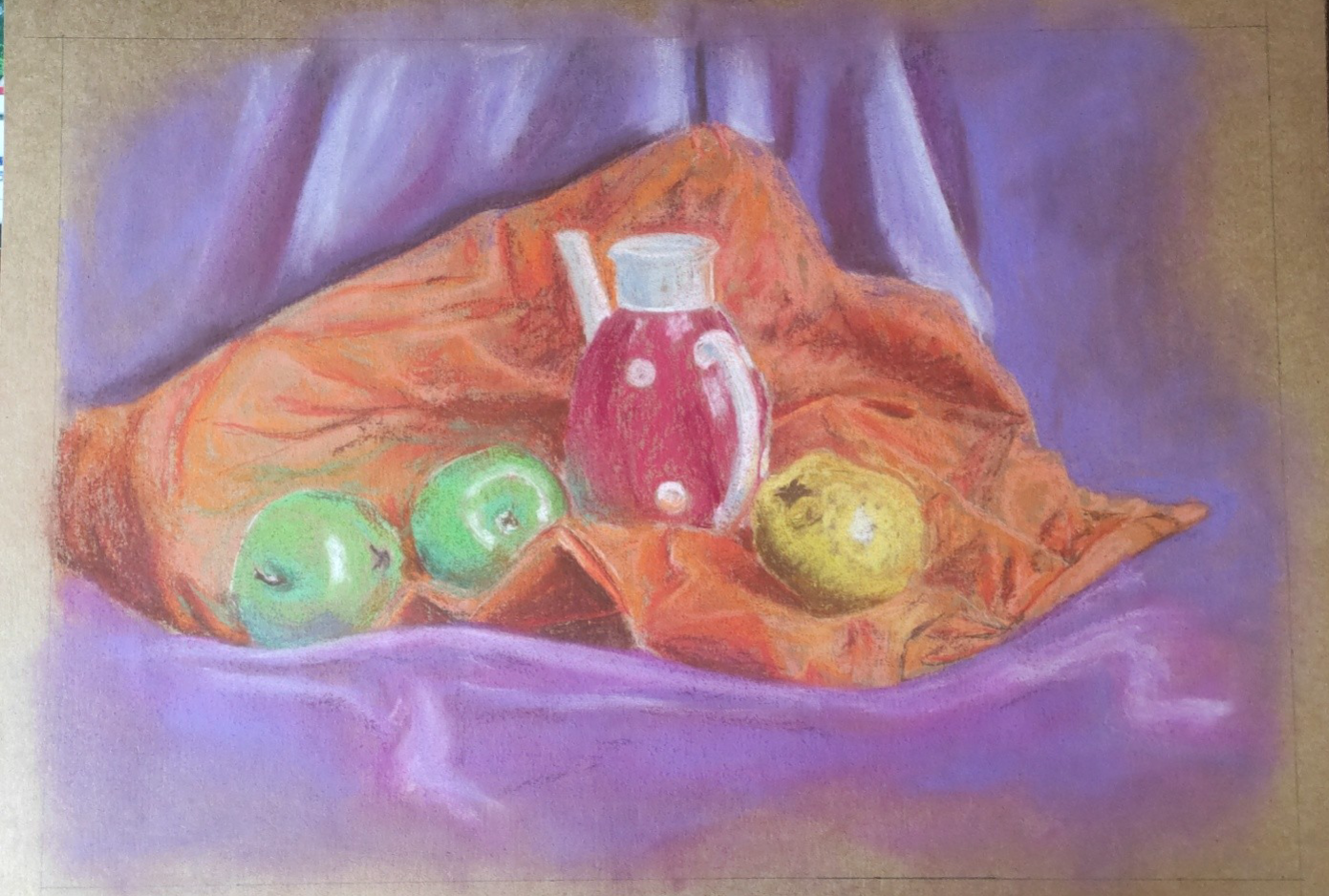 Natürmort Toz Pastel